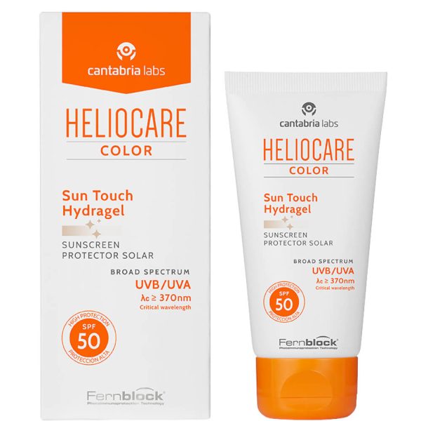 Heliocare Color Sun Touch Hydragel SPF50 50ml – Αντηλιακό με φυσικό χρώμα & λάμψη Αντηλιακά -Euphoria Center, Ιωάννινα